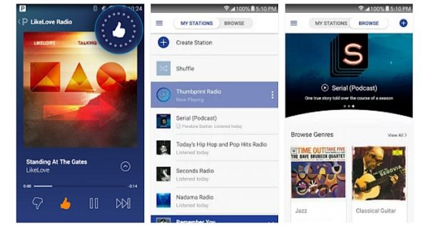 pandora music app free download for android